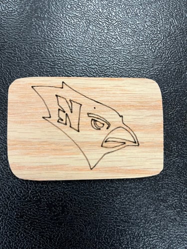 14 seconds.  The laser can create this Cardinal token in 14 seconds!