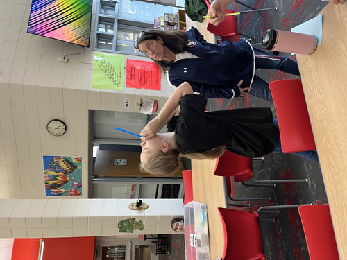 STEM - Testing out our Paper Rockets!