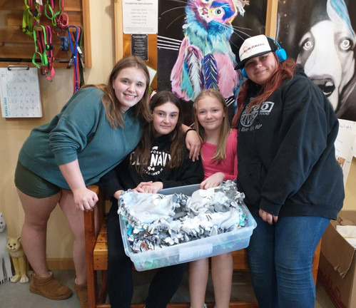 Community Connection Club -- delivering Kitty Blankets to local Animal Shelters!