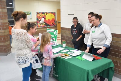 Girl Scout booth