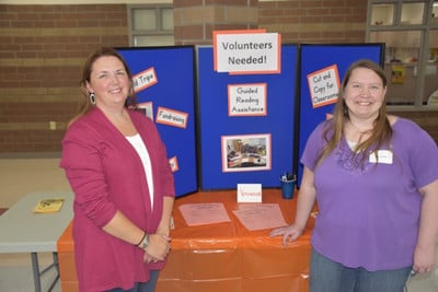 Volunteer booth